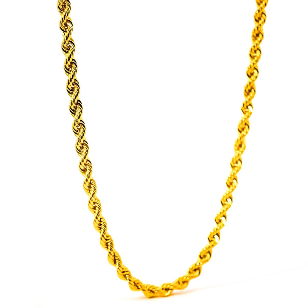 Cadena cordón en oro amarillo 18kt 60cm